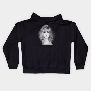 80s Stevie Nicks Retro Kids Hoodie